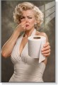 Obraz Marilyn Monroe Papier Toaletowy – Śmieszny Pop Art do Łazienki WC 