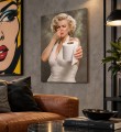 Obraz Marilyn Monroe Papier Toaletowy – Śmieszny Pop Art do Łazienki WC 