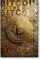 Obraz Bitcoin To The Moon Luksusowy – Nowoczesna Sztuka Loft Street Art 