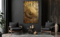 Obraz Bitcoin To The Moon Luksusowy – Nowoczesna Sztuka Loft Street Art 