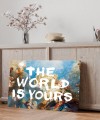 Obraz The World Is Yours Scarface Luksusowy – Nowoczesna Sztuka Loft Street Art 