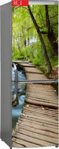 Naklejka, Okleina Laminowana na Lodówkę Most Las Ścieżka