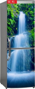 Naklejka, Okleina Laminowana na Lodówkę Natura Wodospad