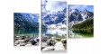 OBRAZ Morskie Oko Tatry Góry Jezioro DO SALONU CANVAS 