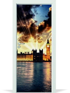 Naklejka na Drzwi Big Ben Anglia Londyn