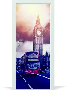 Naklejka na Drzwi Anglia Londyn Big Ben