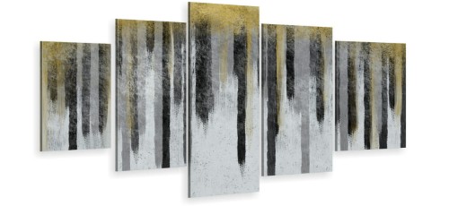 Obraz 5 części tryptyk abstrakcja nowoczesna sztuka ścienna 