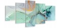 obraz 5 części tryptyk ABSTRAKCYJNY KOLOROWY 