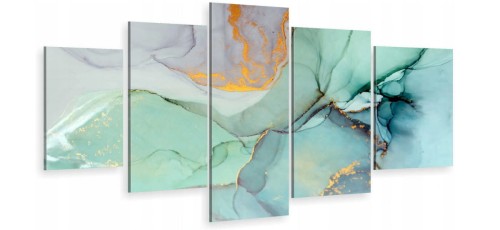 obraz 5 części tryptyk ABSTRAKCYJNY KOLOROWY 