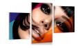 Obraz Kobieta glamour TRYPTYK NA ŚCIANĘ 