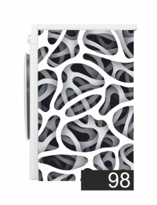 Mata Maty Ochronna Magnetyczna Magnes na Pralkę Abstrakcja Linie