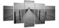 TRYPTYK 5 częściowy czarno biały MOST POMOST 