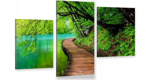 obraz canvas tryptyk chorwacja park 