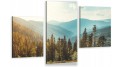 Obraz GÓRY KARPATY WZGÓRZA tryptyk 3 częściowy na ścianę 